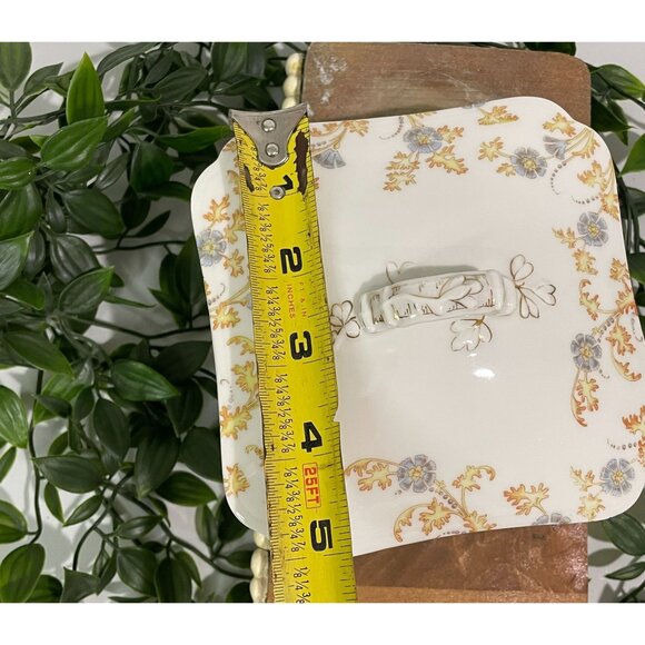 Antique H&C Limoges France Porcelain Covered Vegetable Tureen Dish Floral Design - Picture 13 of 16